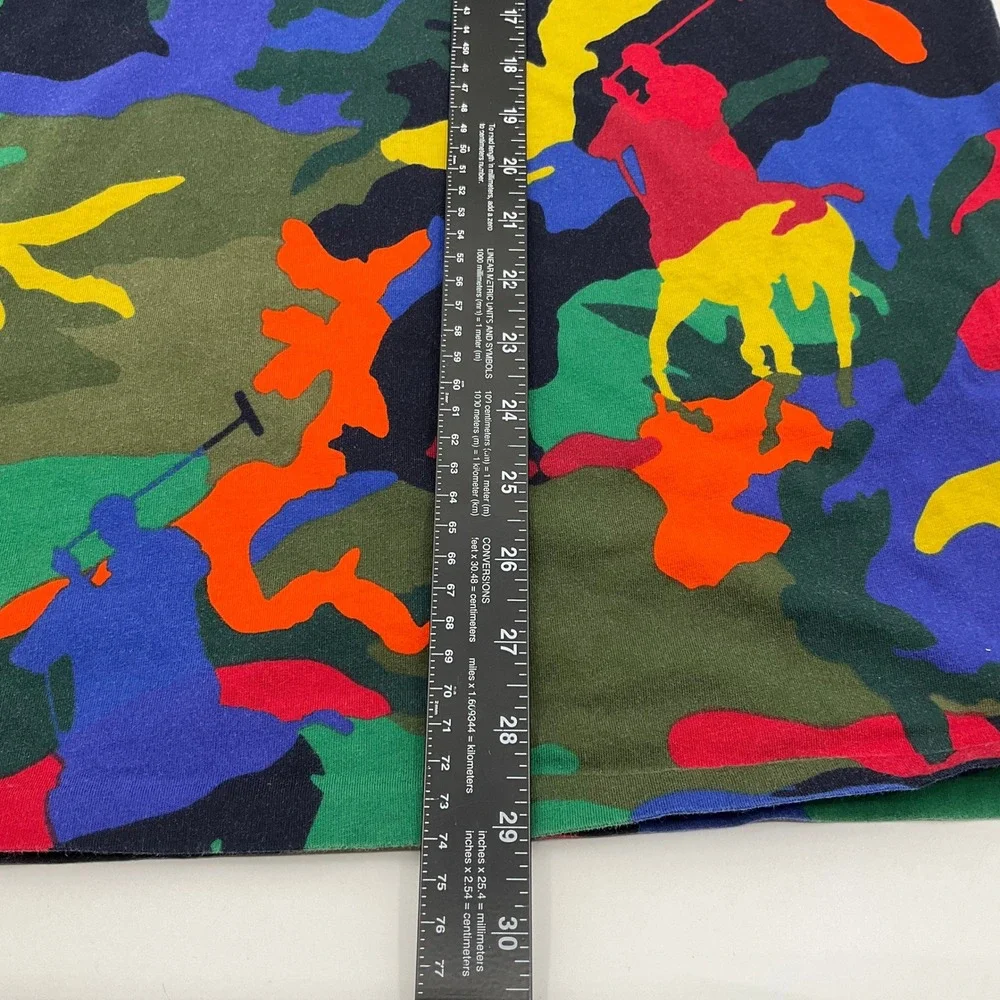Polo Ralph Lauren T-Shirt Camo Polo XL Hypebeast Colorful Retro Urban Prep AOP
